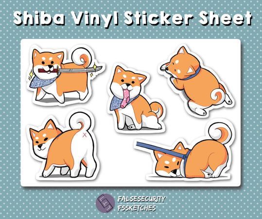 Shiba Stickers
