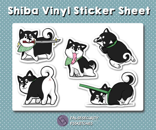 Shiba Stickers